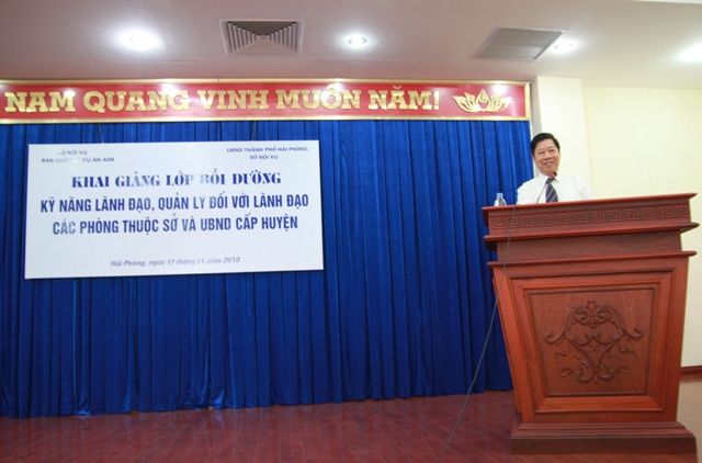 Khai giảng Lớp Bồi dưỡng về kỹ năng lãnh đạo, quản lý tại thành phố Hải Phòng